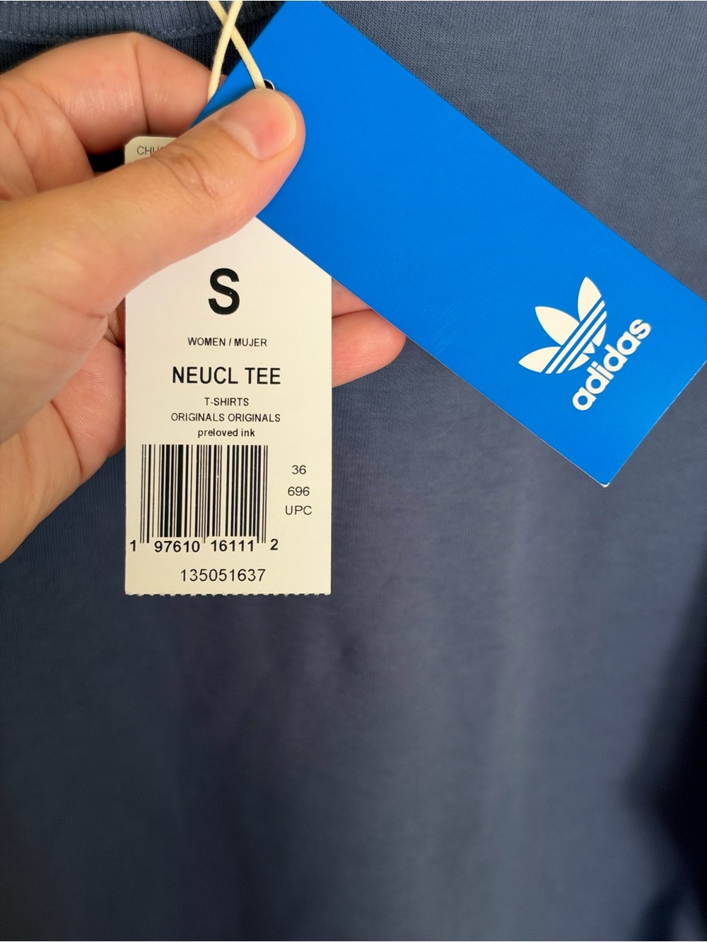 ADIDAS NEUCLASSICS TEE - Preloved Ink - Picture 10 of 12